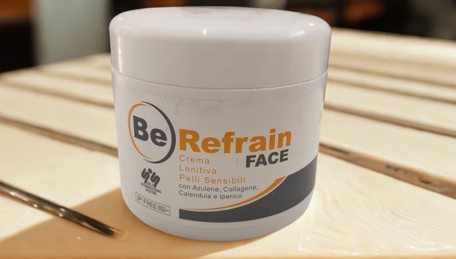 BeRefrain Face | Crema Lenitiva Pelli Sensibili da 500ml